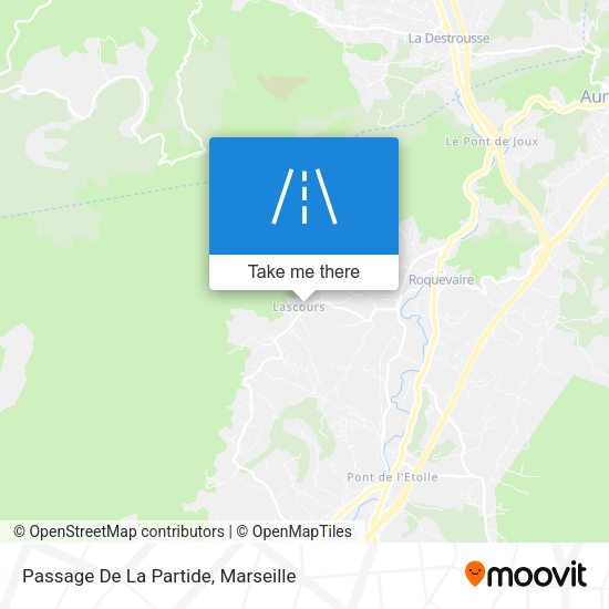 Passage De La Partide map