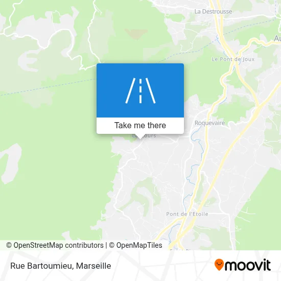 Rue Bartoumieu map