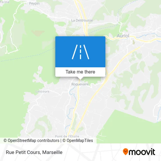 Rue Petit Cours map