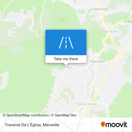 Traverse De L'Église map