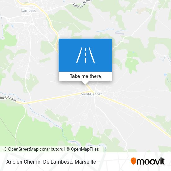 Ancien Chemin De Lambesc map