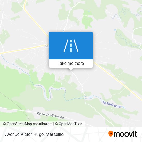 Avenue Victor Hugo map