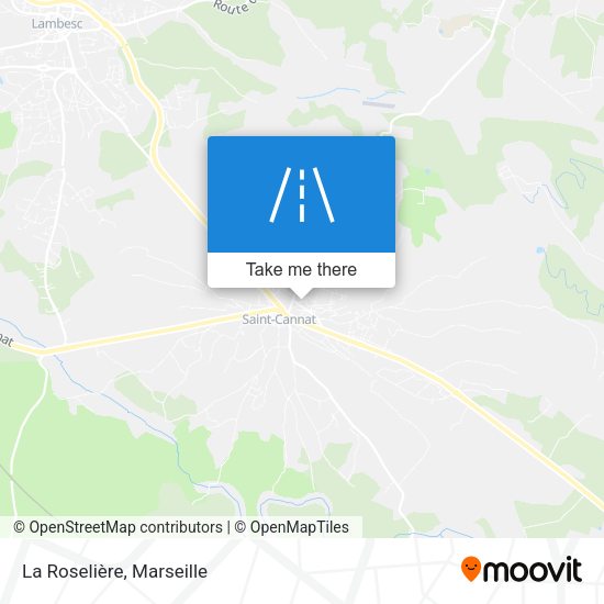 La Roselière map