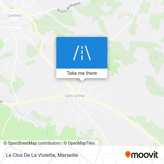 Le Clos De La Violette map