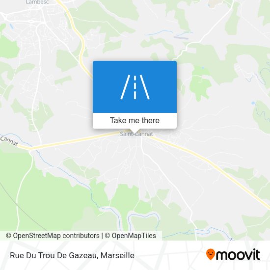 Rue Du Trou De Gazeau map