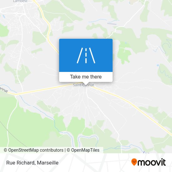Rue Richard map