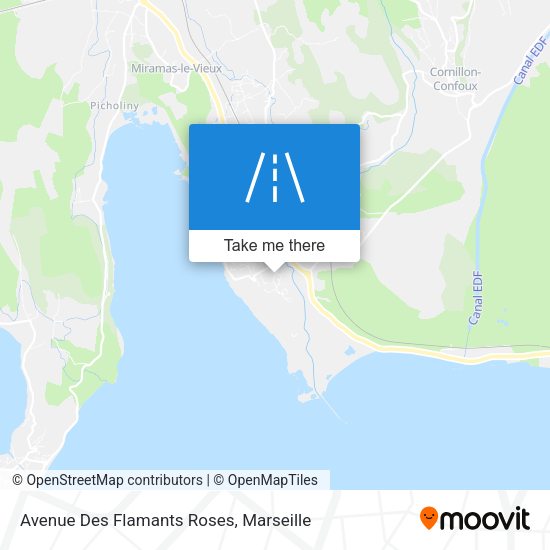 Avenue Des Flamants Roses map
