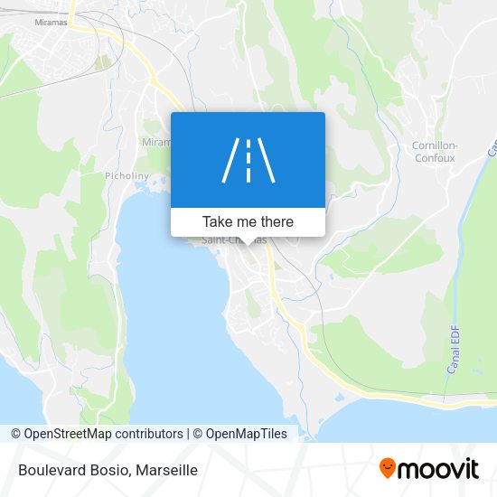 Boulevard Bosio map