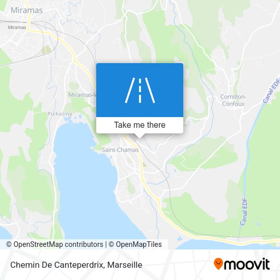 Chemin De Canteperdrix map