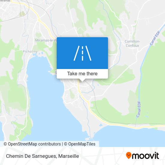 Chemin De Sarnegues map