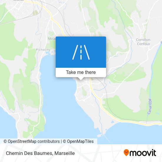 Chemin Des Baumes map