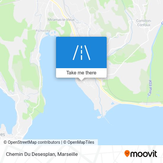 Chemin Du Desesplan map