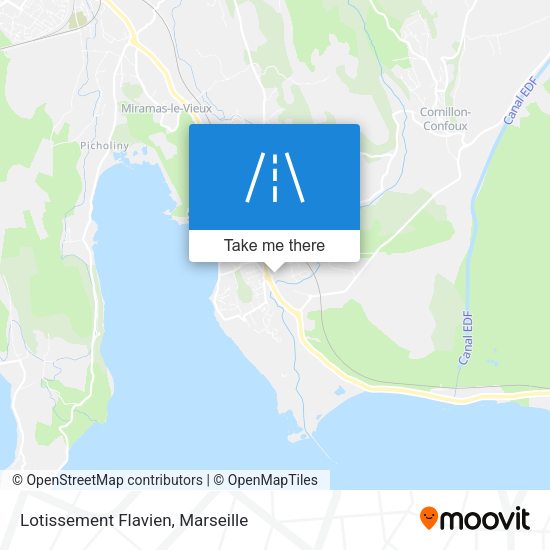 Lotissement Flavien map