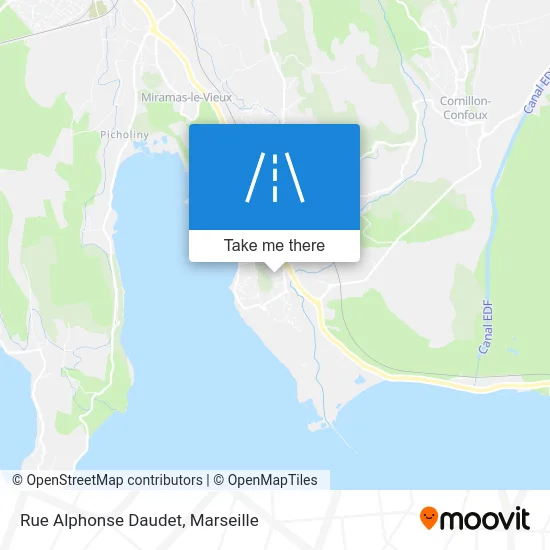 Rue Alphonse Daudet map