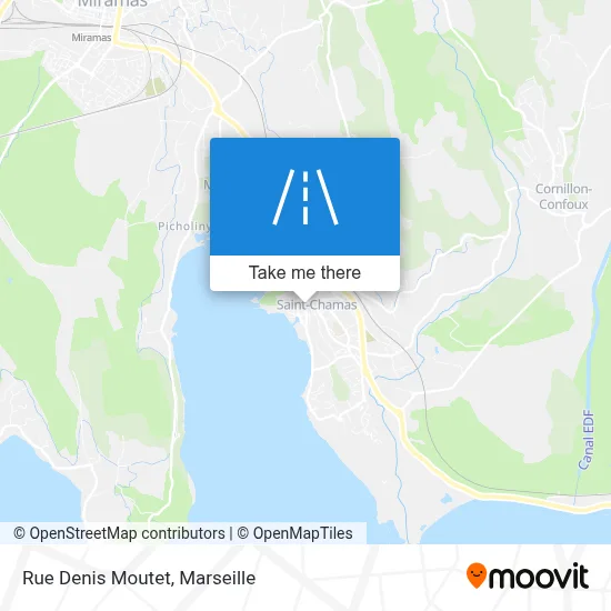 Rue Denis Moutet map