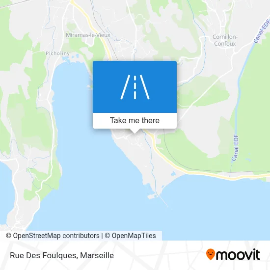 Rue Des Foulques map