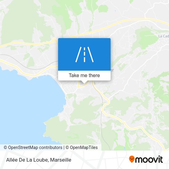 Allée De La Loube map