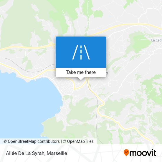 Allée De La Syrah map