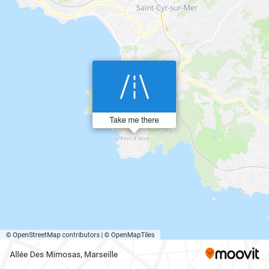 Allée Des Mimosas map