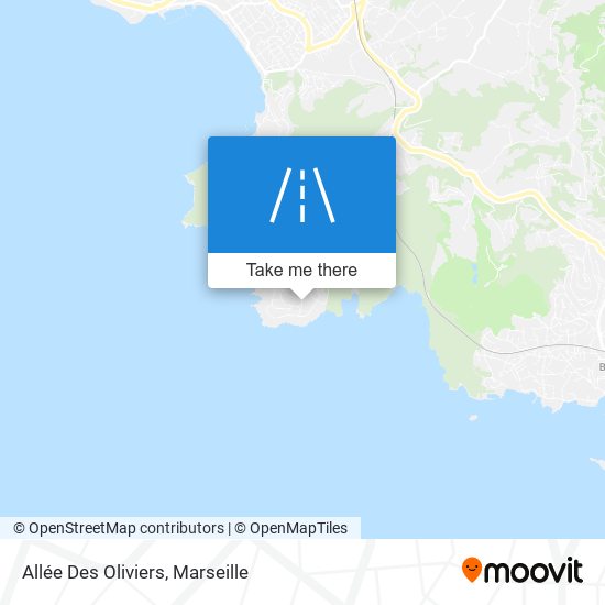 Allée Des Oliviers map