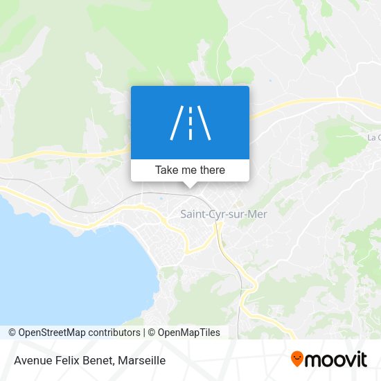 Avenue Felix Benet map