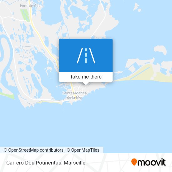 Carréro Dou Pounentau map