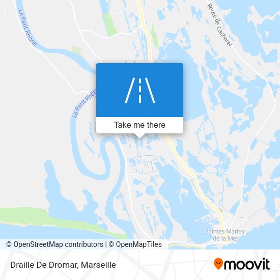 Draille De Dromar map