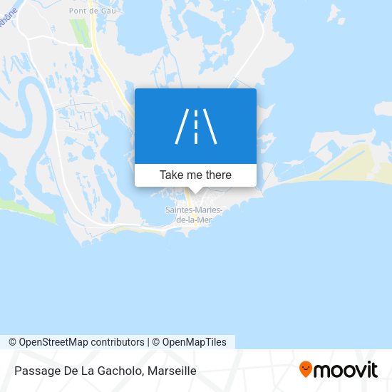 Passage De La Gacholo map