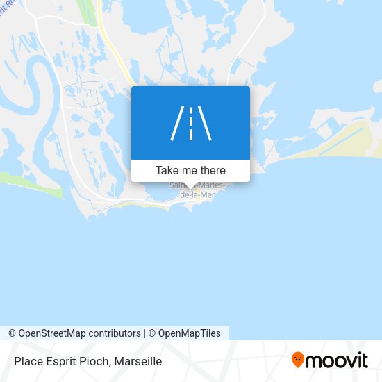 Place Esprit Pioch map