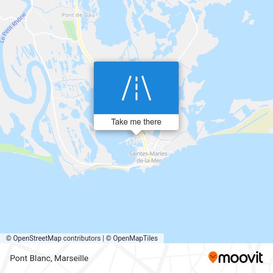 Pont Blanc map
