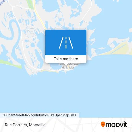 Rue Portalet map
