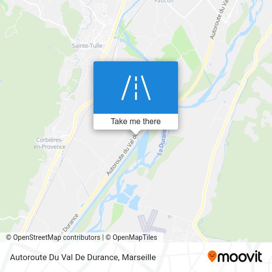 Autoroute Du Val De Durance map