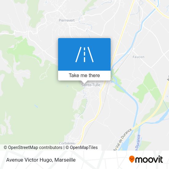 Avenue Victor Hugo map