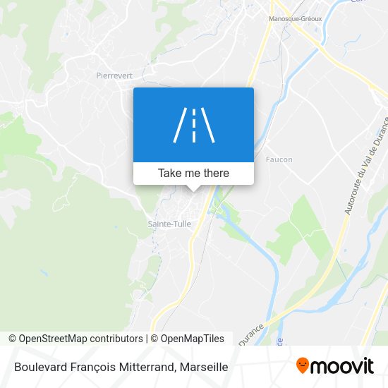 Boulevard François Mitterrand map