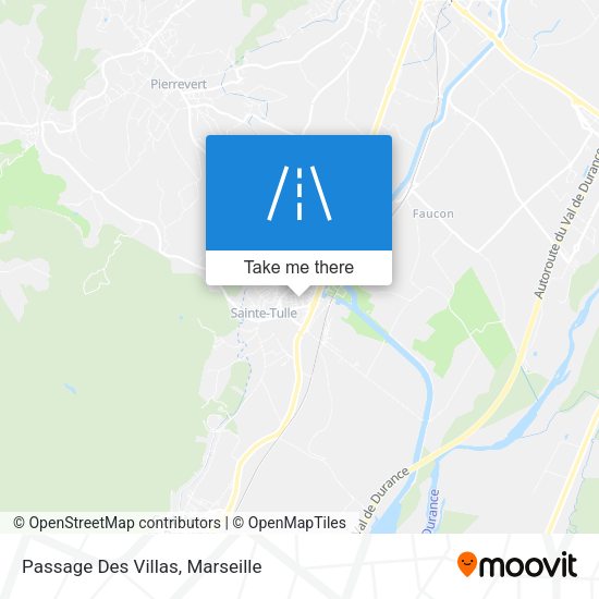 Passage Des Villas map