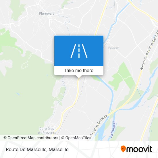 Route De Marseille map