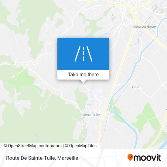 Route De Sainte-Tulle map