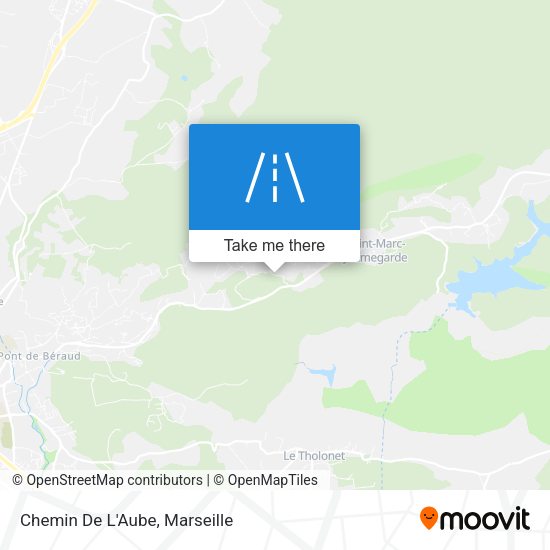 Chemin De L'Aube map