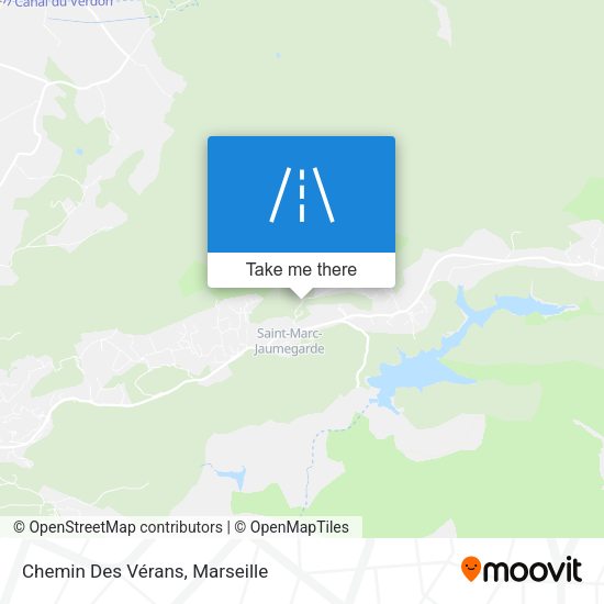 Chemin Des Vérans map