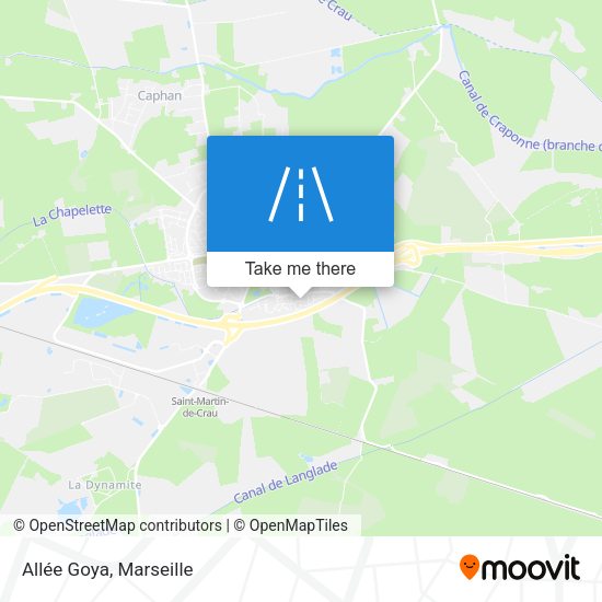Allée Goya map