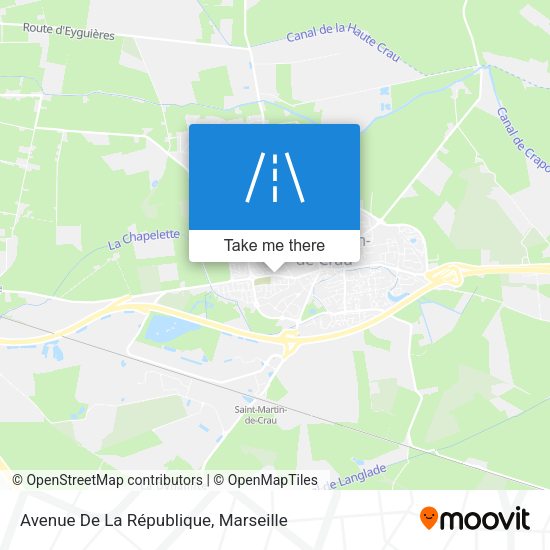 Avenue De La République map