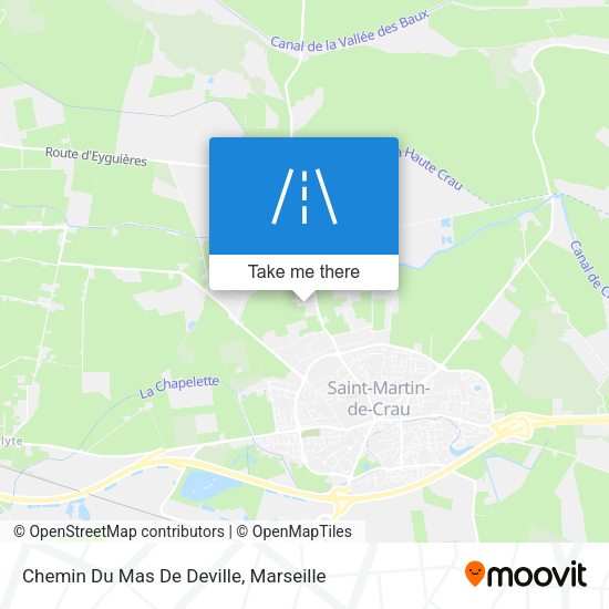Chemin Du Mas De Deville map
