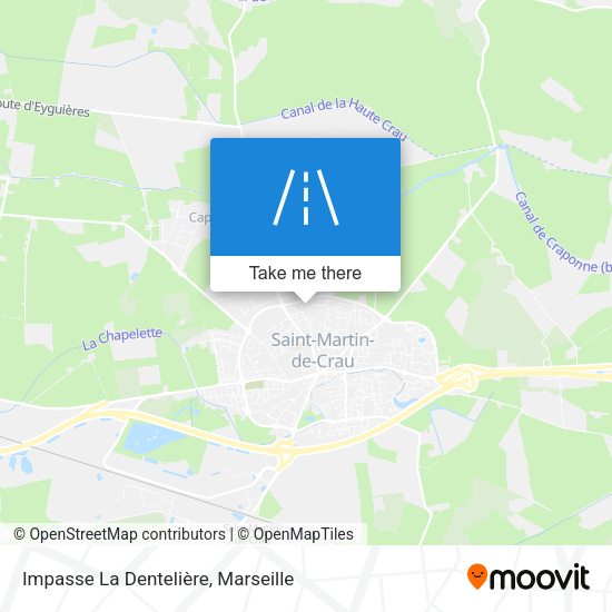 Impasse La Dentelière map