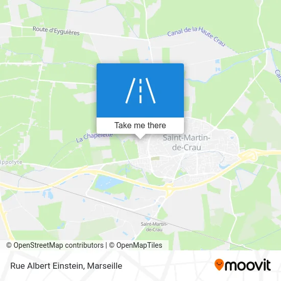 Rue Albert Einstein map