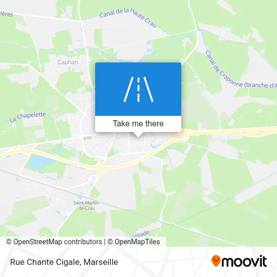 Mapa Rue Chante Cigale