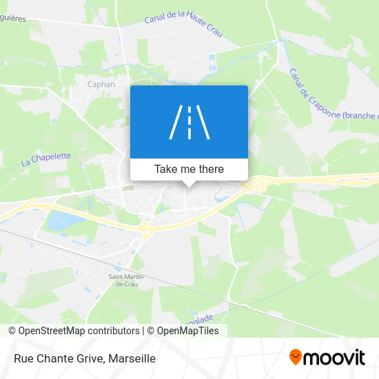 Rue Chante Grive map