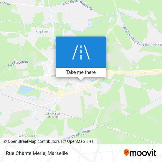 Rue Chante Merle map