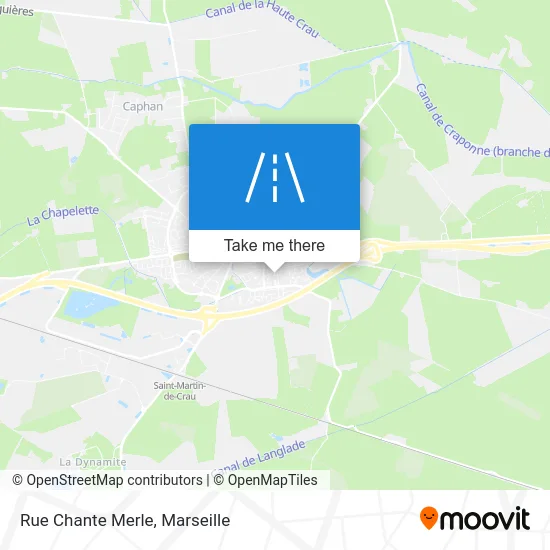 Rue Chante Merle map