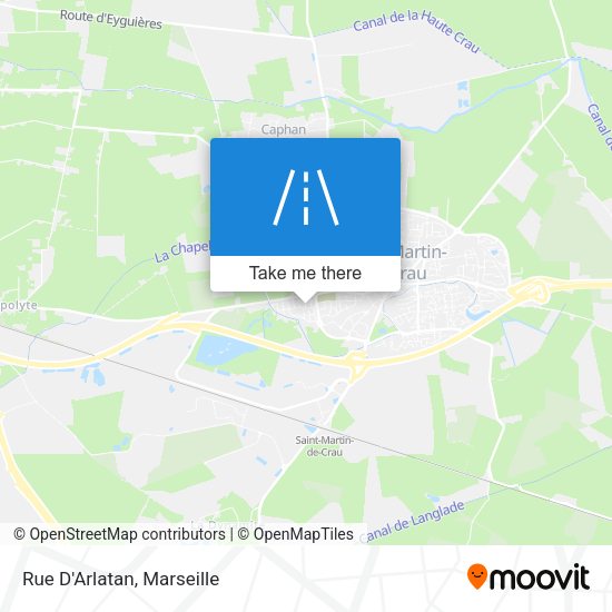 Rue D'Arlatan map