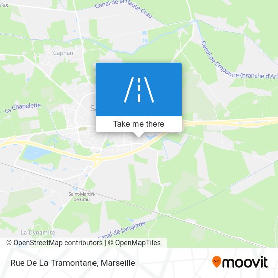 Rue De La Tramontane map